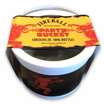 Fireball Party Bucket 20pk 50ml