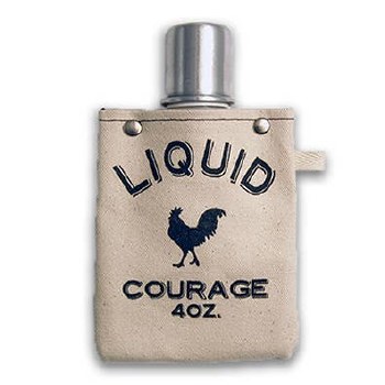Liquid Courage 4oz Flask