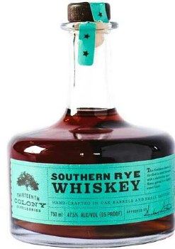 13th Colony Southern Rye Whiskey 750ml