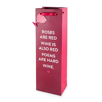 Wine Poem 750ml Bottle Bag