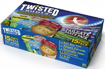 Twisted Shotz Tailgate Party Pack 15pk 25ml
