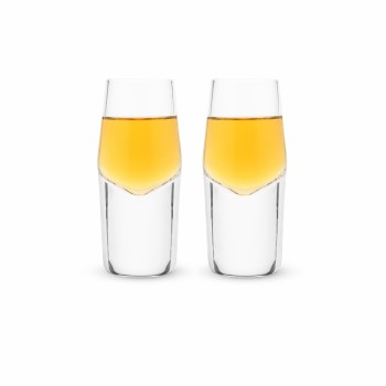 Raye Heavyweight Crystal Shot Glasses (Set of 2)