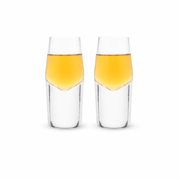 Raye Heavyweight Crystal Shot Glasses (Set of 2)