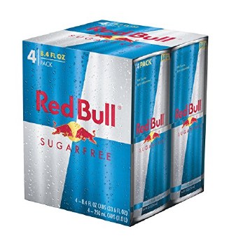Red Bull Sugarfree Energy Drink 4pk 8oz Can