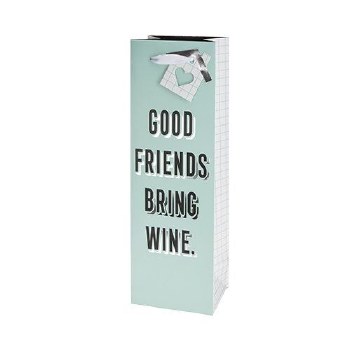 Good Friends Bring Wine Gift Bag