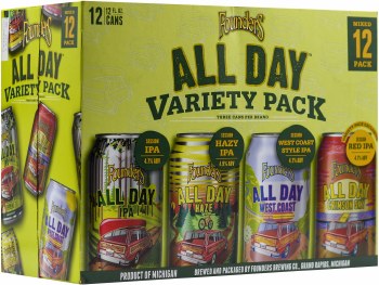Founders All Day Variety Pack 12pk 12oz Can