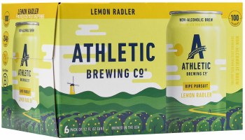 Athletic Brewing Non Alcoholic Ripe Pursuit Lemon Radler 6pk 12oz Can