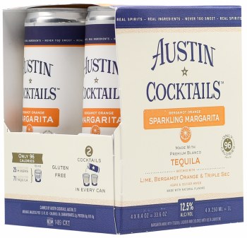Austin Cocktails Bergamot Orange Margarita 4pk 250ml Can