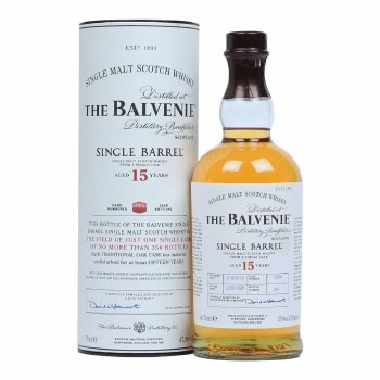 The Balvenie Scotch 15 Year Single Barrel 750ml