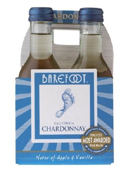 Barefoot Chardonnay 4pk 187ml