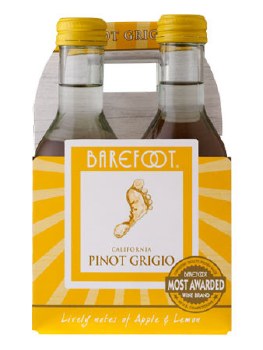 Barefoot Pinot Grigio 4pk 187ml
