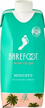 Barefoot Moscato 500ml Box