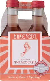 Barefoot Pink Moscato 4pk 187ml