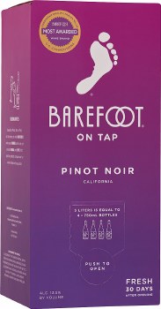 Barefoot On Tap Pinot Noir 3L Box