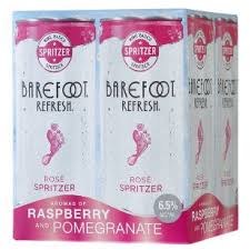 Barefoot Refresh Rose Spritzer 4pk 187ml Can