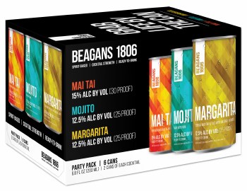 Beagans 1806 Party Cocktail Pack 6pk 200ml Can
