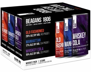 Beagans 1806 Whiskey Cocktail Pack 6pk 200ml Can