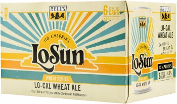 Bells LoSun Lo Cal Wheat 6pk 12oz Can