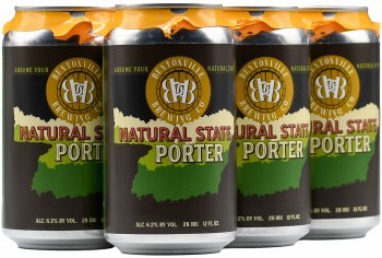 Bentonville Brewing Natural State Porter 6pk 12oz Can