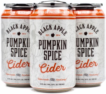 Black Apple Cider Pumpkin Spice Hard Cider 4pk 12oz Can