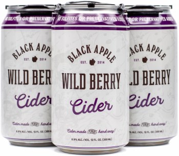 Black Apple Cider Wild Berry Hard Cider 4pk 12oz Can