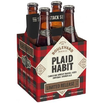 Boulevard Plaid Habit 4pk 12oz Btl