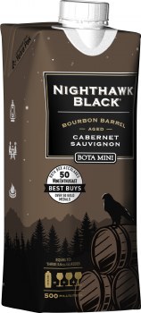 Bota Box Nighthawk Black Bourbon Barrel Aged Cabernet Sauvignon 500ml Box