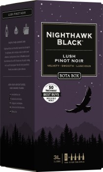 Bota Box Nighthawk Black Lush Pinot Noir 3L Box