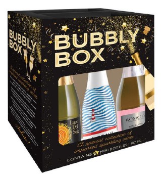 Blubbly Box Sparkling Wine 187ml 6pk Bottle