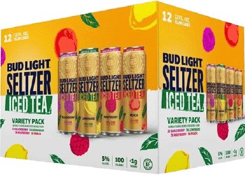 Bud Light Iced Tea Seltzer Variery Pack 12pk 12oz Can