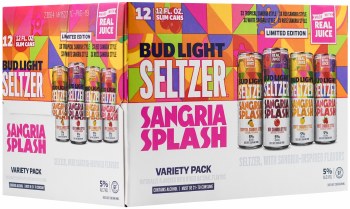 Bud Light Seltzer Sangria Splash Variety Pack 12pk 12oz Can
