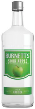Burnetts Sour Apple Vodka 750ml