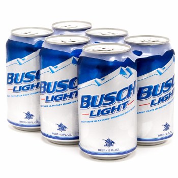 Busch Light 6pk 16oz Can