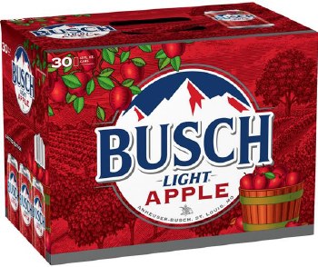 Busch Light Apple 30pk 12oz Can