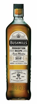 Bushmills Prohibition Recipe Peaky Blinders Irish Whiskey 750ml