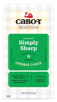 Cabot Vermont Sharp White Cheddar 8oz