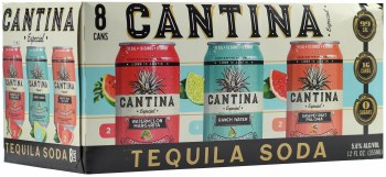 Cantina Tequila Soda Variety Pack 8pk 12oz Can