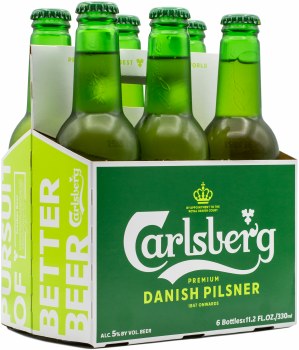 Carlsberg Pilsner 6pk 11.2oz Btl