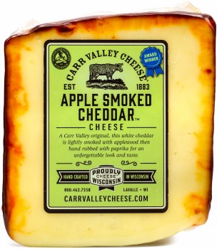 Carr Valley Apple Smoked Cheddar Priced Per Pound