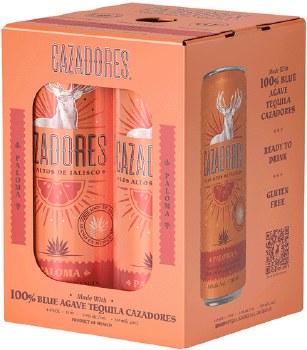 Cazadores Cocktails Paloma 4pk 355ml Can