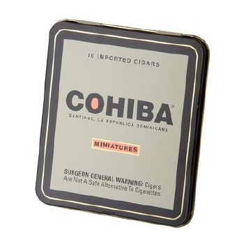 Cohiba Miniatures Tin (10pk) 3.875" x 24 Ring Guage