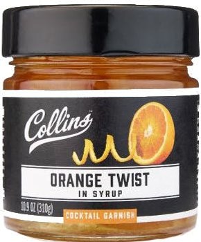 Collins Orange Twist in Syrup 10oz