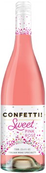 Confetti Sweet Pink Rose Sparking Wine 750ml