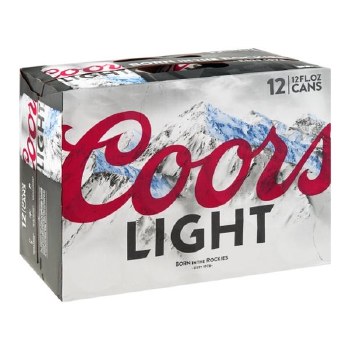 Coors Light 12pk 12oz Can