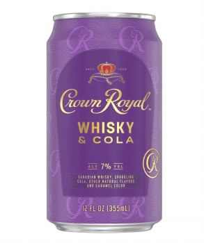 Crown Whisky And Cola Cocktail 12oz Can