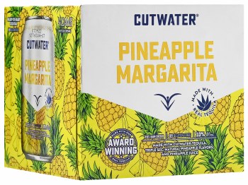 Cutwater Pineapple Margarita 4pk 12oz Can