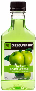 DeKuyper Pucker  Sour Apple Schnapps Liqueur 200ml