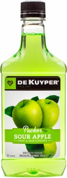 DeKuyper Pucker  Sour Apple Schnapps Liqueur 375ml
