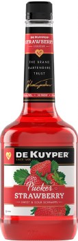 DeKuyper Pucker Strawberry Schnapps 750ml