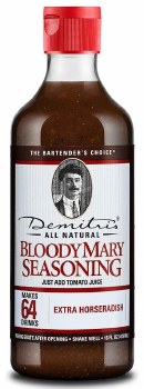 Demitris Bloody Mary Seasoning Extra Horseradish 16oz